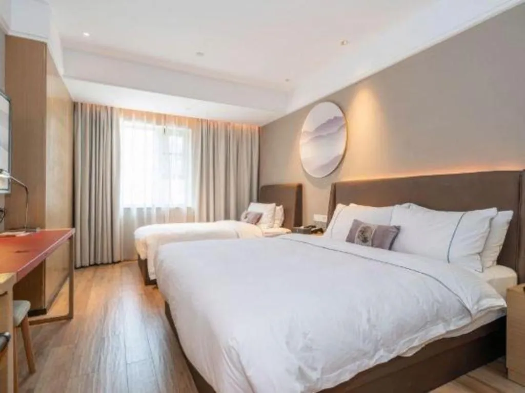 Bed in Echeng Hotel Xiamen Zhongshan Road