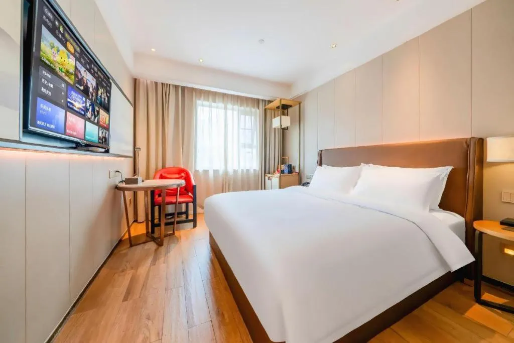 Bed in Echeng Hotel Xiamen Zhongshan Road