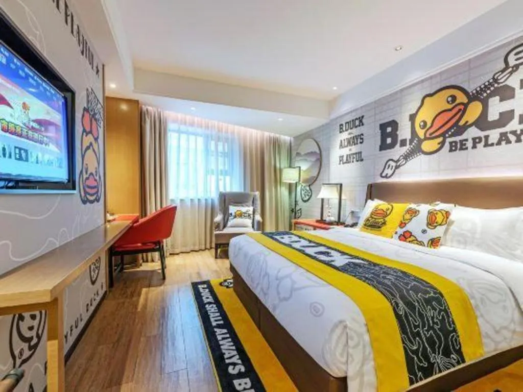 Bed in Echeng Hotel Xiamen Zhongshan Road