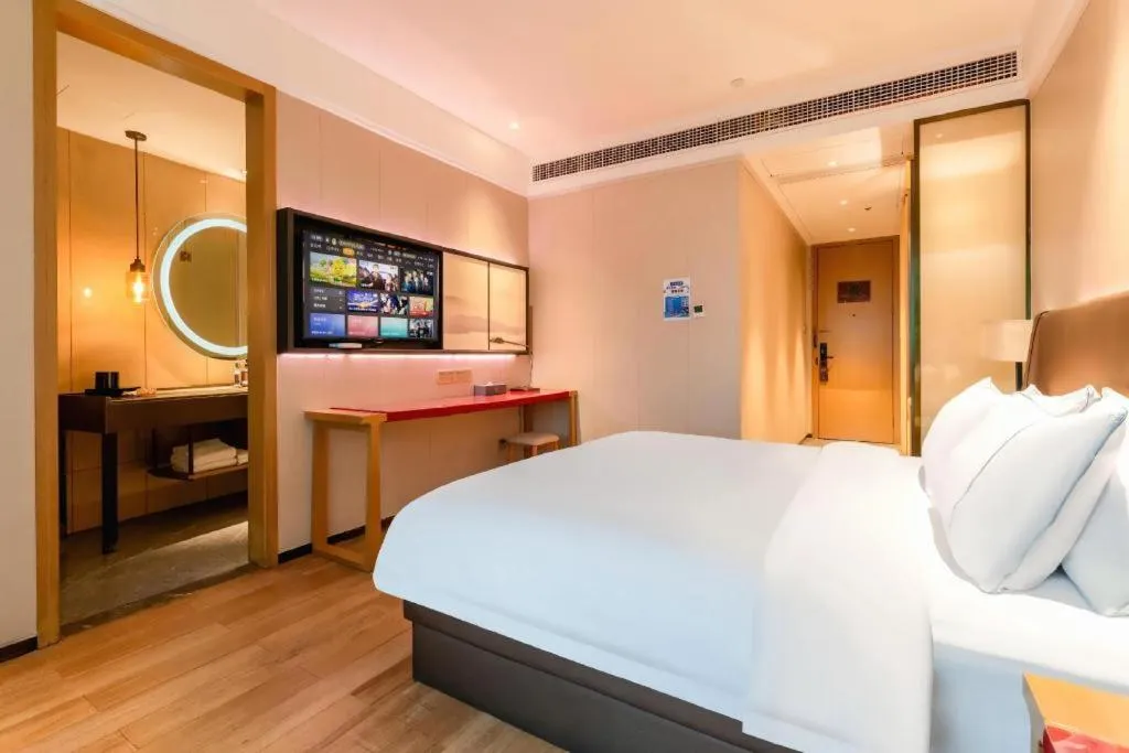 Bed in Echeng Hotel Xiamen Zhongshan Road