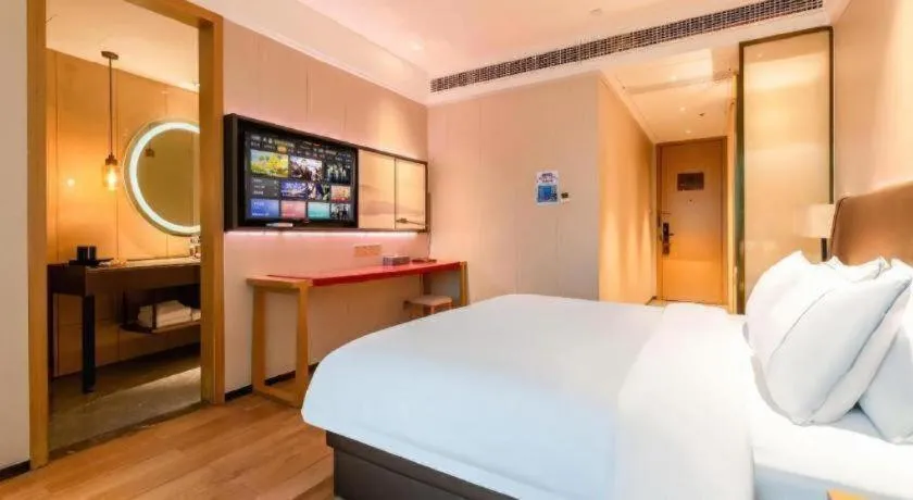 Bed in Echeng Hotel Xiamen Zhongshan Road