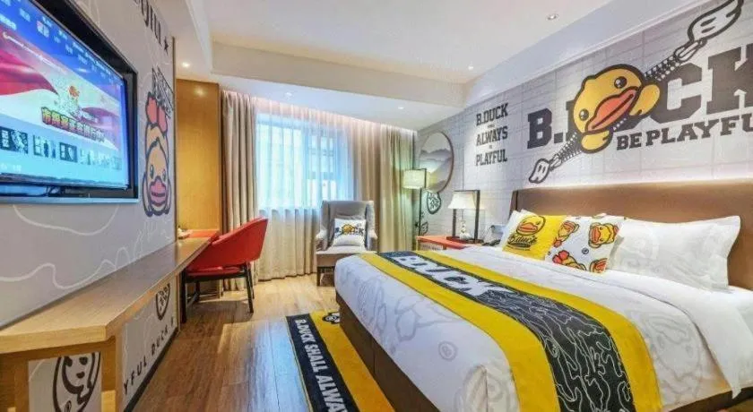 Bed in Echeng Hotel Xiamen Zhongshan Road