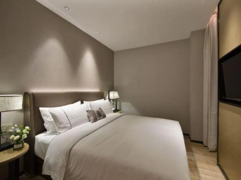 Bed in Echeng Hotel Xiamen Zhongshan Road