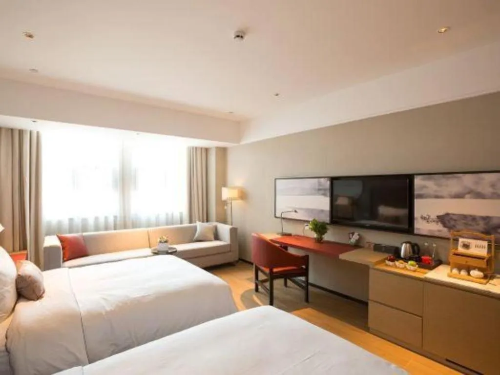 Bed in Echeng Hotel Xiamen Zhongshan Road