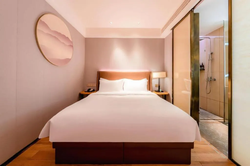 Bed in Echeng Hotel Xiamen Zhongshan Road