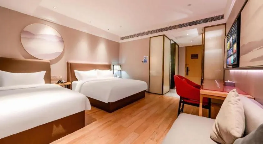 Bed in Echeng Hotel Xiamen Zhongshan Road