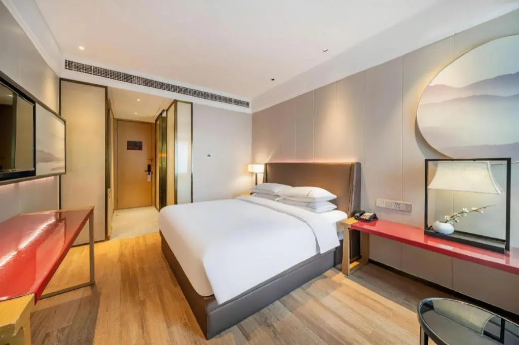 Bed in Echeng Hotel Xiamen Zhongshan Road