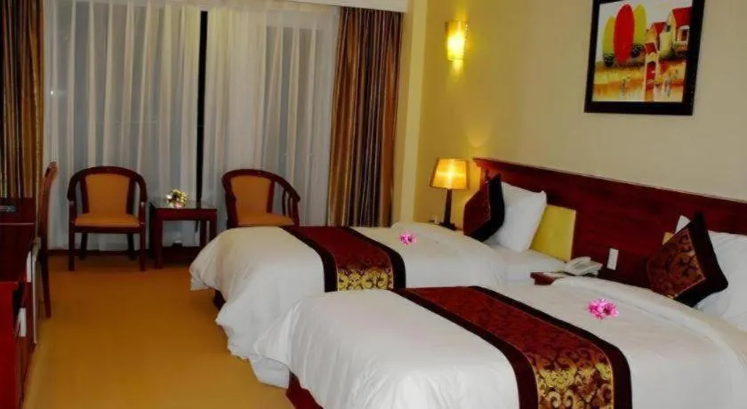 Bed in Tan Binh Hotel