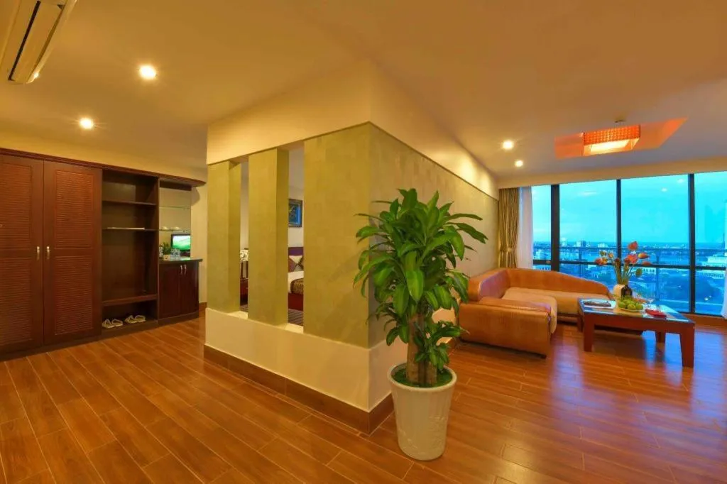 Bed in Tan Binh Hotel