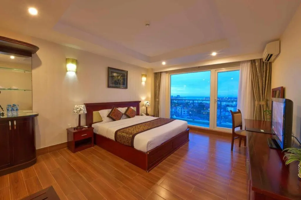 Bed in Tan Binh Hotel