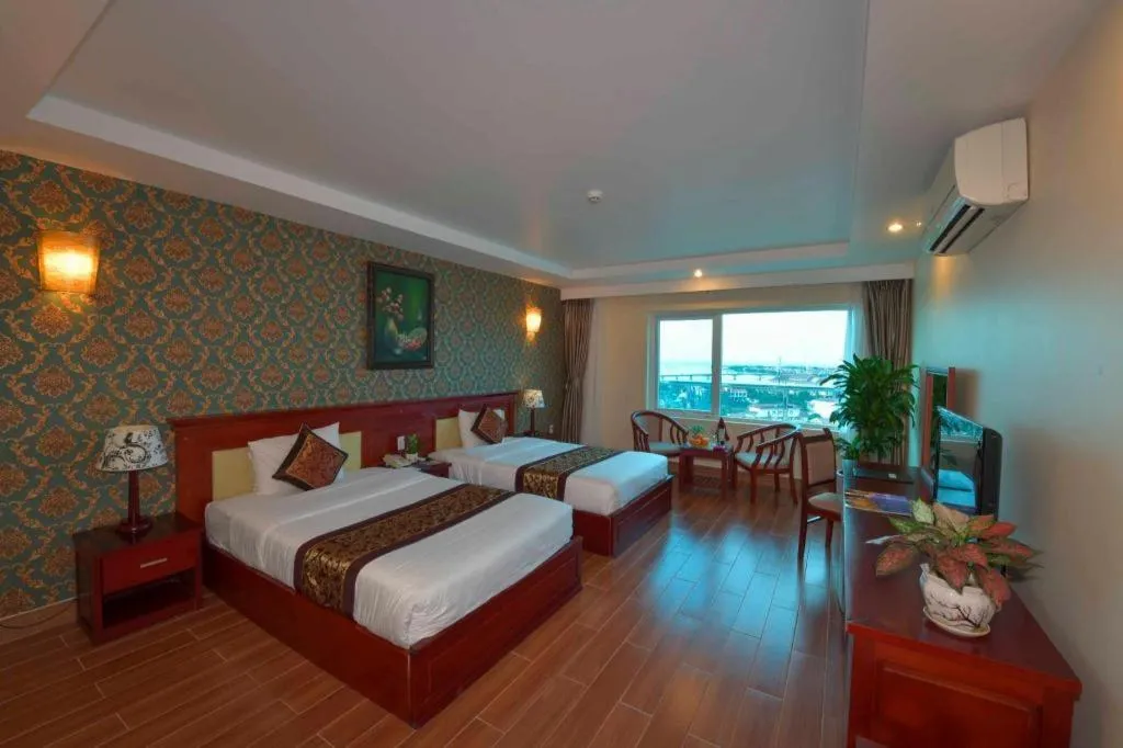 Bed in Tan Binh Hotel