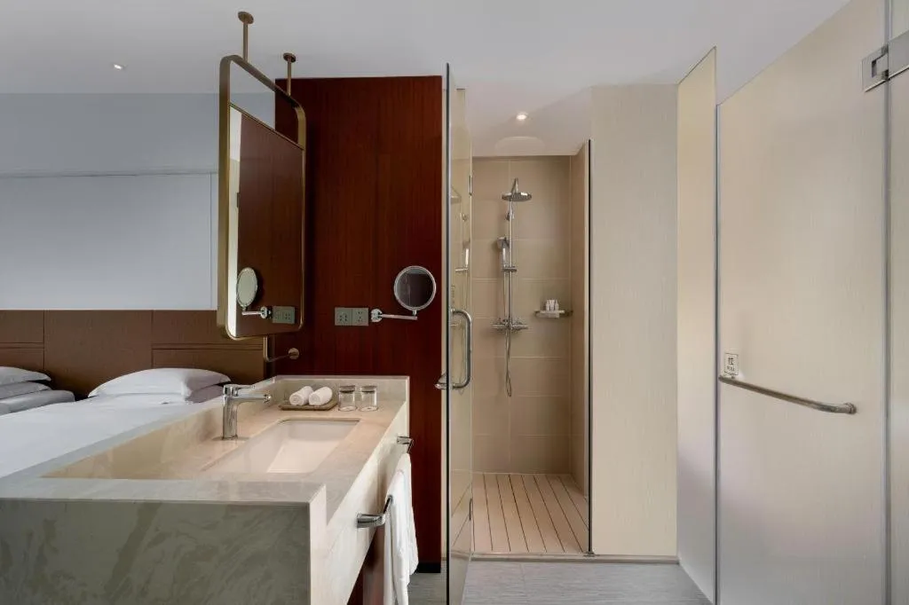 Bed in Grand Soluxe Hotel and Resort Sanya