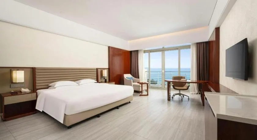 Bed in Grand Soluxe Hotel and Resort Sanya