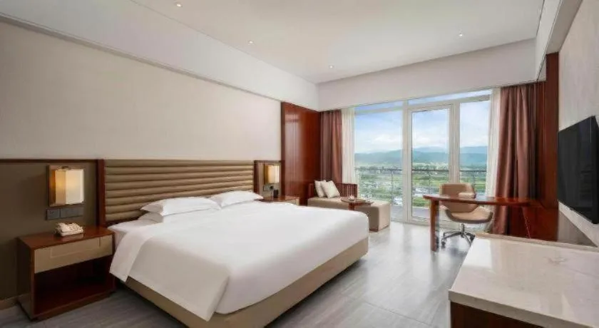 Bed in Grand Soluxe Hotel and Resort Sanya