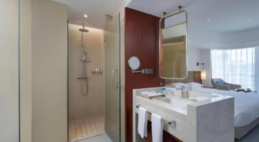 Bed in Grand Soluxe Hotel and Resort Sanya