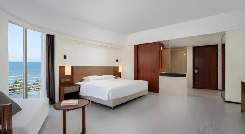 Bed in Grand Soluxe Hotel and Resort Sanya