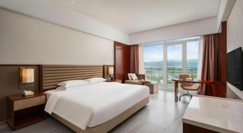 Bed in Grand Soluxe Hotel and Resort Sanya