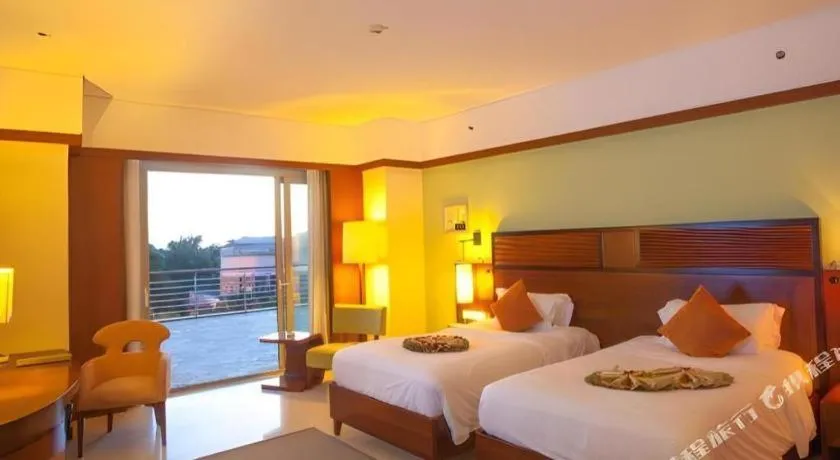Bed in Grand Soluxe Hotel and Resort Sanya