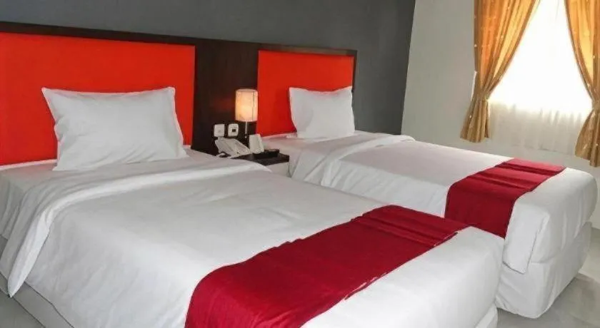 Bed in Sarila Hotel Solo