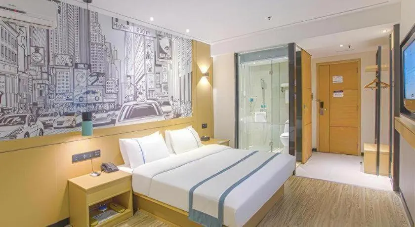 Bed in City Comfort Inn Nanning Beihu Road Metro Station