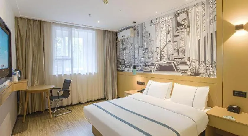 Bed in City Comfort Inn Nanning Beihu Road Metro Station