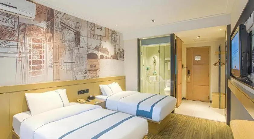 Bed in City Comfort Inn Nanning Beihu Road Metro Station