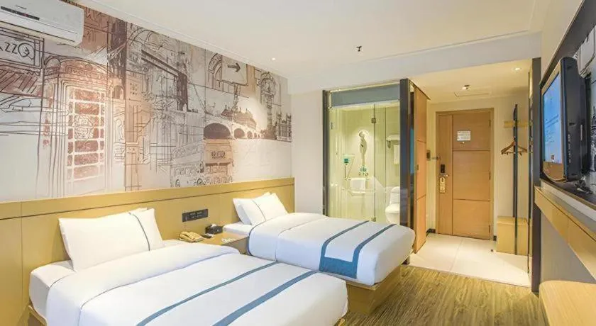 Bed in City Comfort Inn Nanning Beihu Road Metro Station