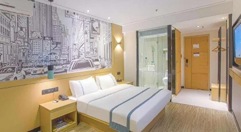 Bed in City Comfort Inn Nanning Beihu Road Metro Station