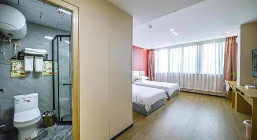 Bed in Yiwu Bairui Grand Hotel