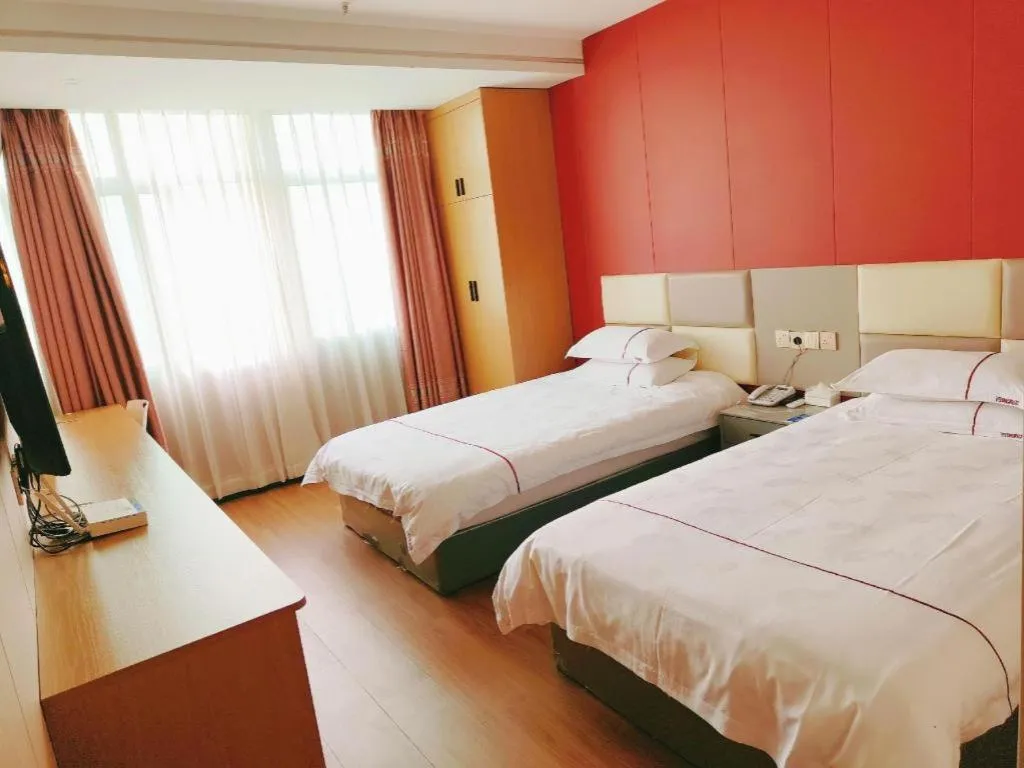 Bed in Yiwu Bairui Grand Hotel
