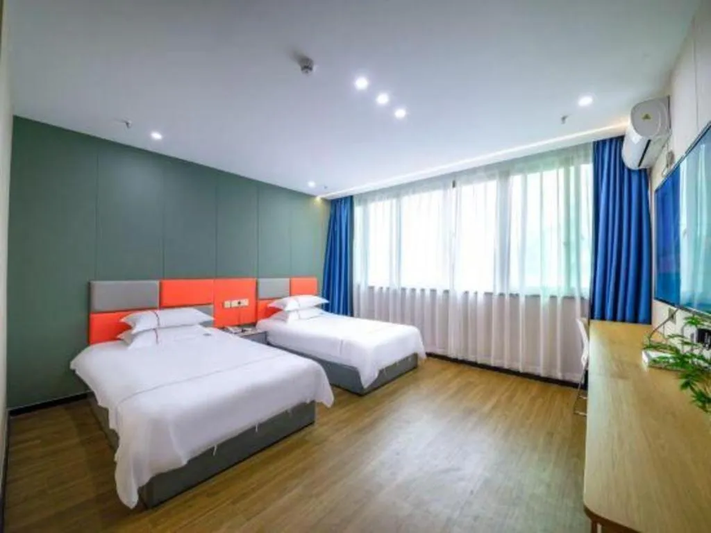 Bed in Yiwu Bairui Grand Hotel