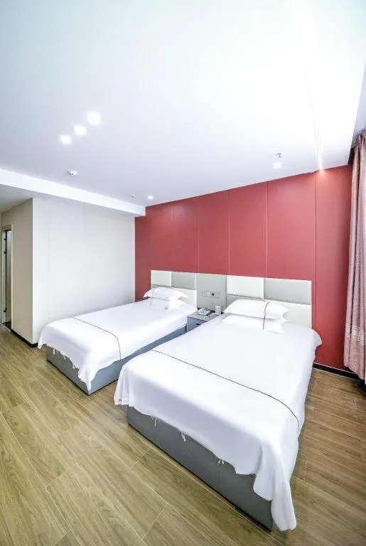 Bed in Yiwu Bairui Grand Hotel