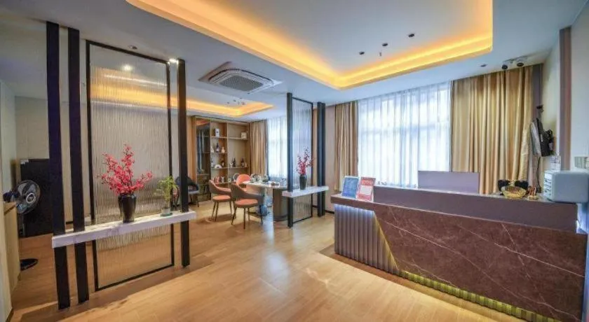 Bed in Yiwu Bairui Grand Hotel