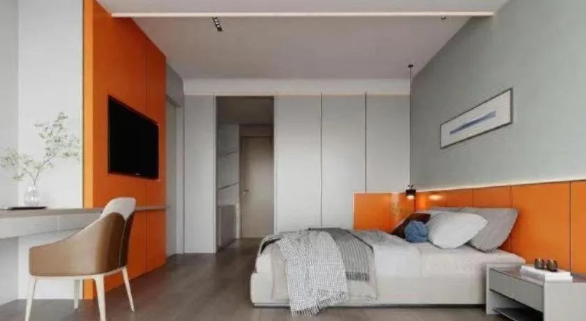 Bed in Yiwu Bairui Grand Hotel