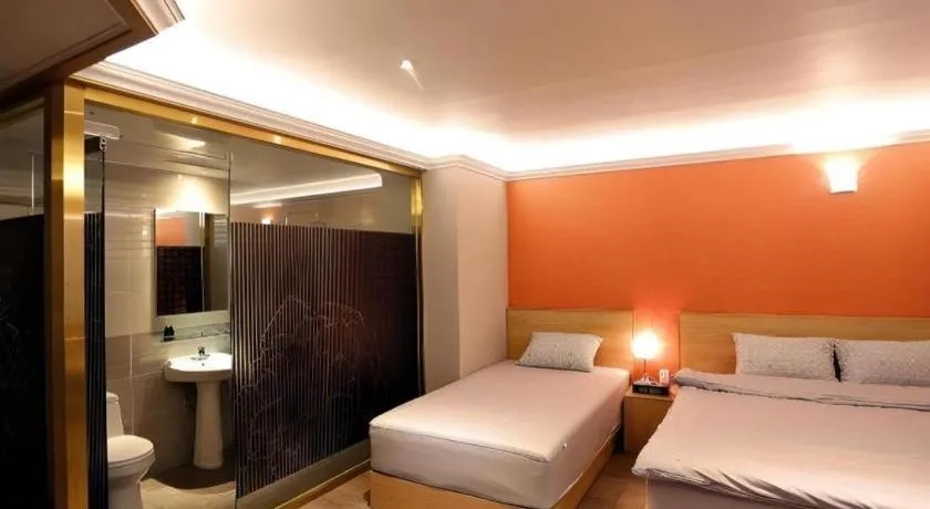 Bed in Jeju Sejong Hotel