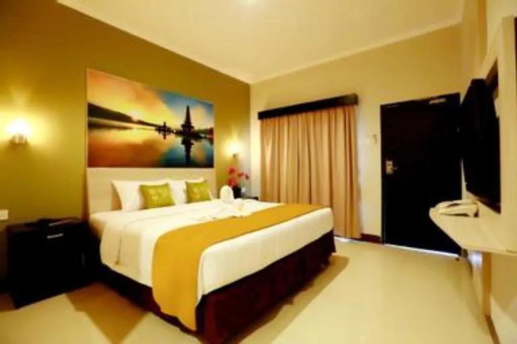 Bed in Asoka City Bali Hotel