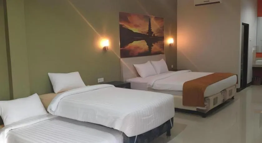 Bed in Asoka City Bali Hotel