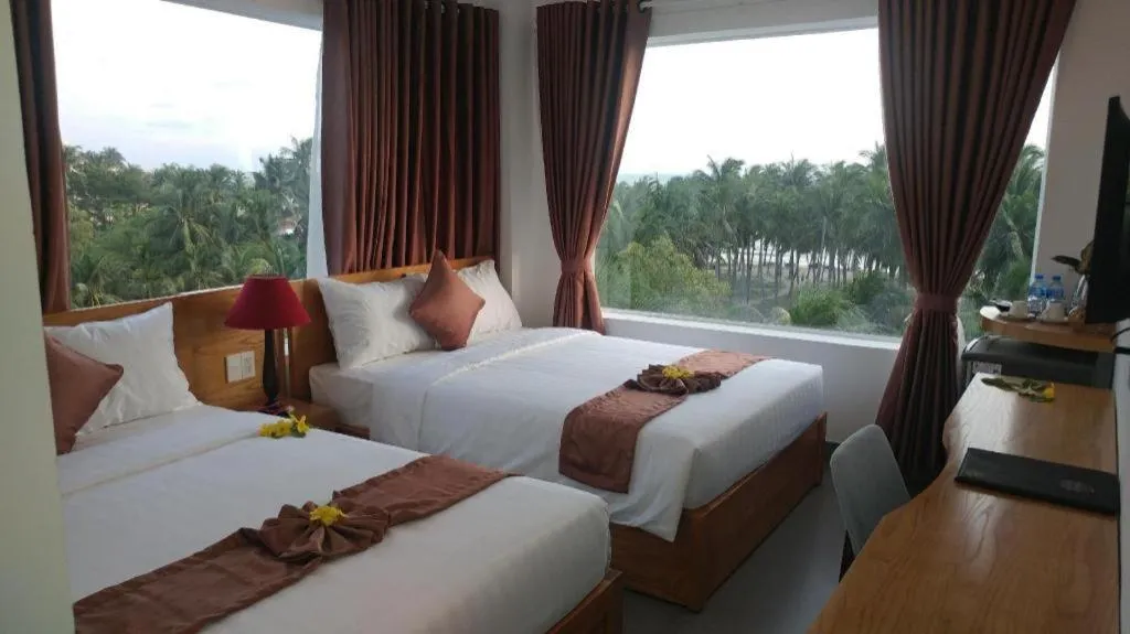 Bed in Damina boutique hotel