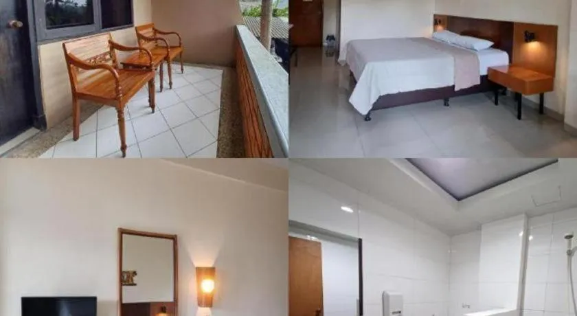 Bed in Augusta Hotel & Glamping Sukabumi