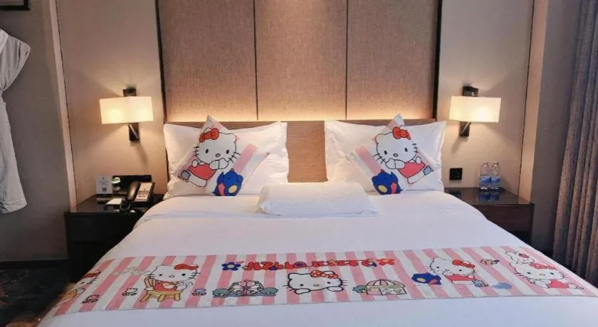 Bed in Zhonghao Boutique Hotel Dalang Business Center