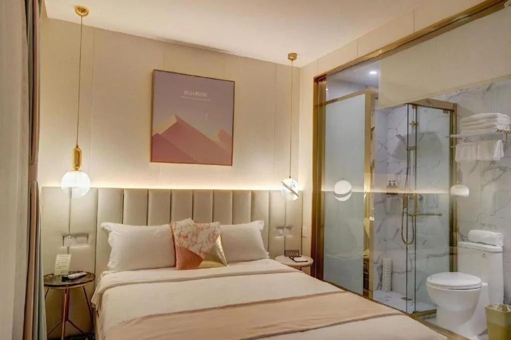 Bed in Beijing Inner Mongolia Hotel Chaoyang