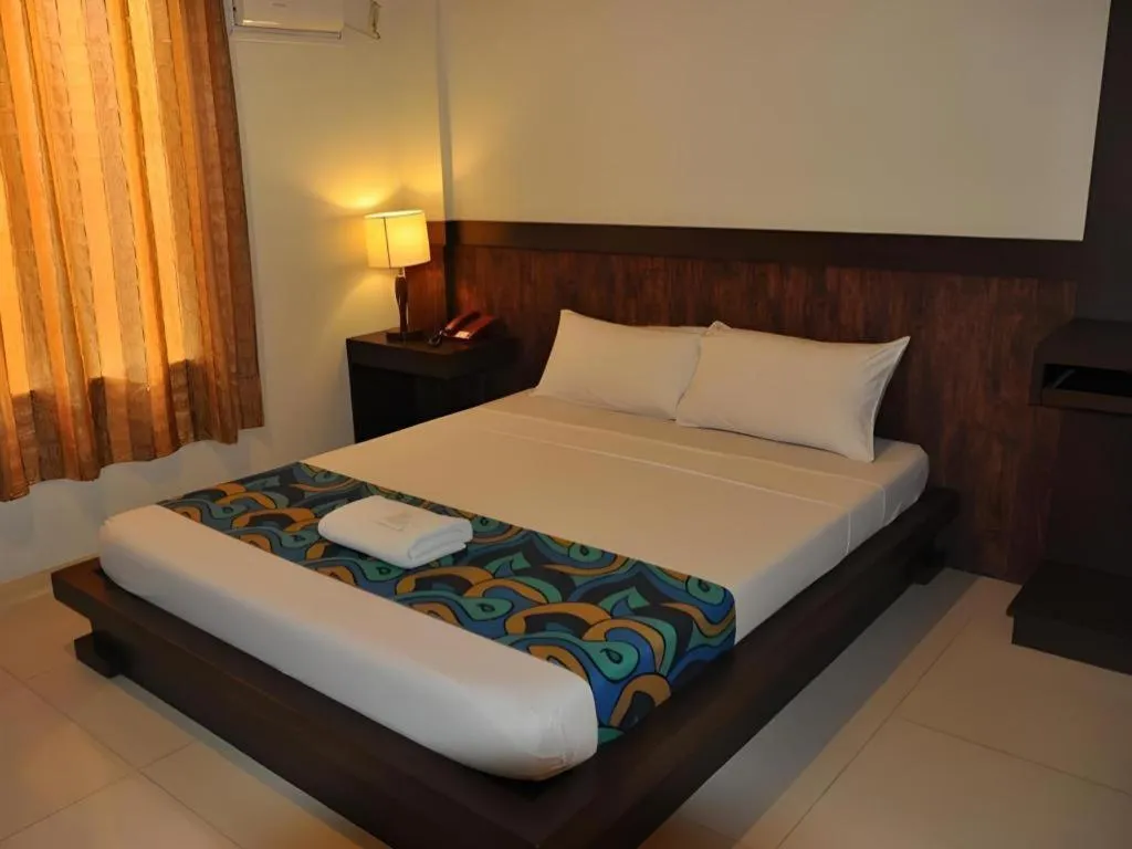 Bed in Driggs Pension House