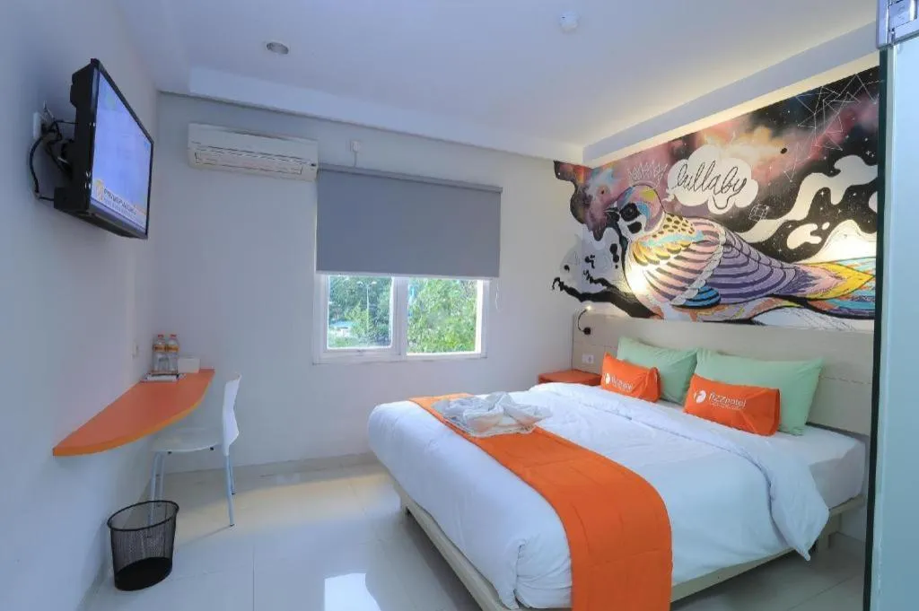 Bed in Fizz Hotel Lombok