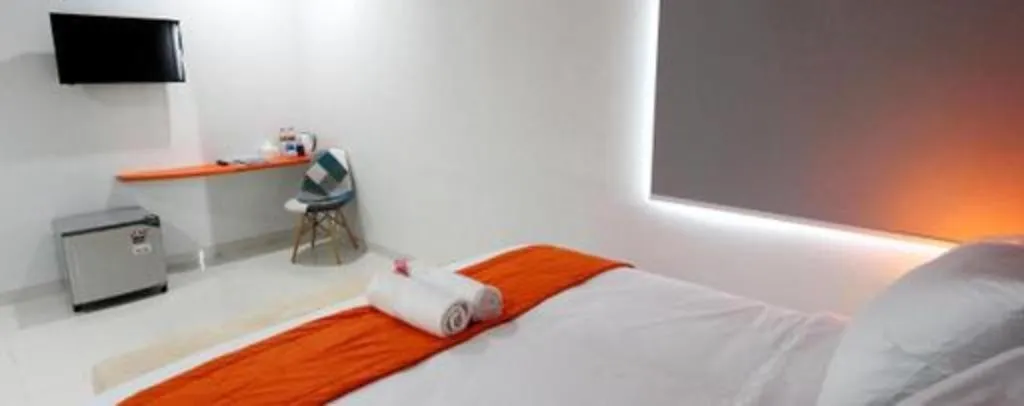 Bed in Fizz Hotel Lombok