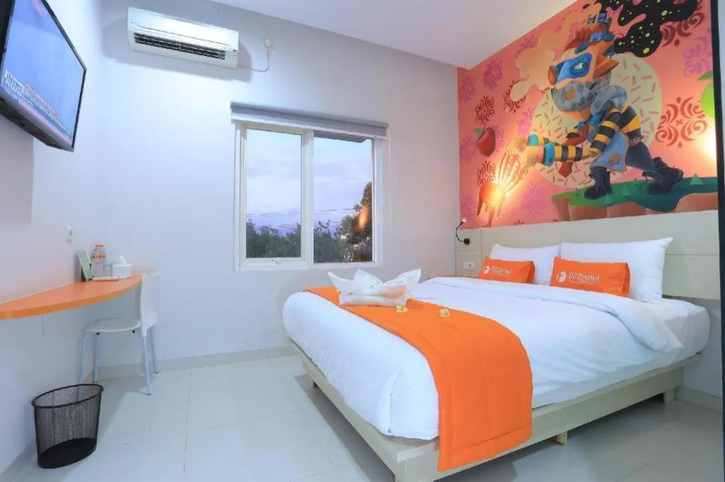Bed in Fizz Hotel Lombok