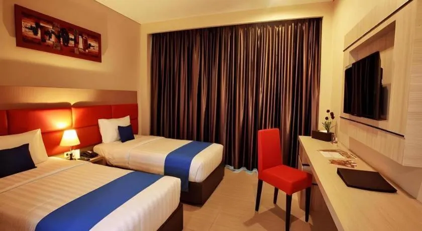 Bed in Asoka Luxury Hotel