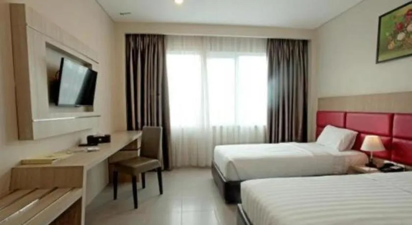 Bed in Asoka Luxury Hotel