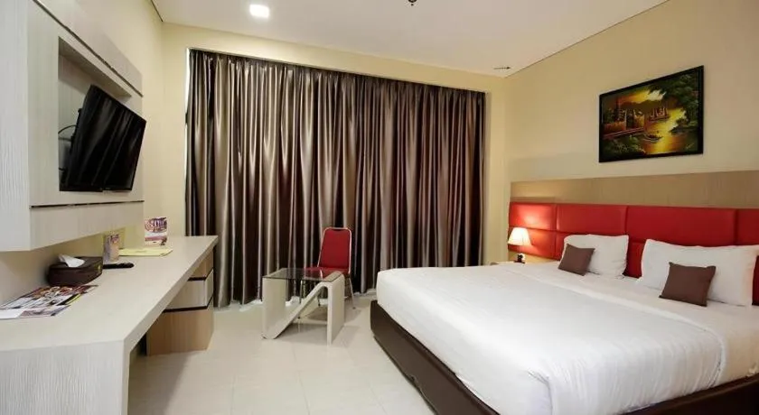 Bed in Asoka Luxury Hotel