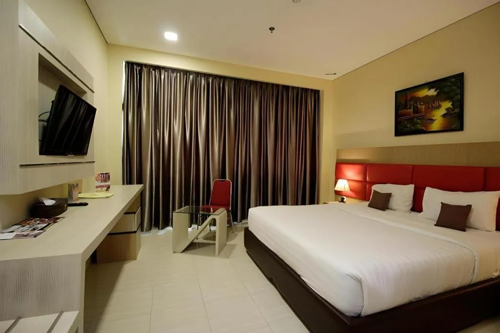 Bed in Asoka Luxury Hotel