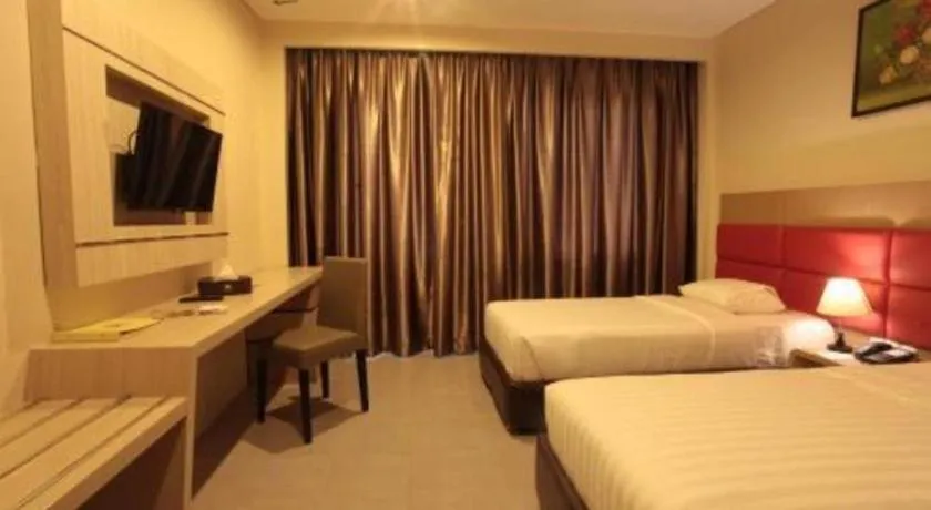 Bed in Asoka Luxury Hotel